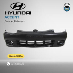 Bomper Delantero - Hyundai Accent - Latas Para Carros