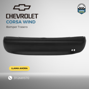 Bomper Trasero - Chevrolet Corsa Wind - Latas Para Carros