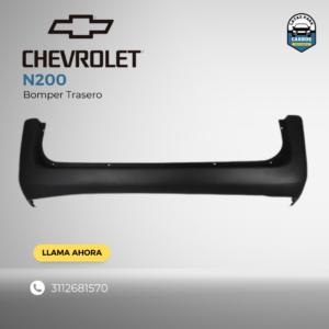 Bomper Trasero - Chevrolet N200 - Latas Para Carros