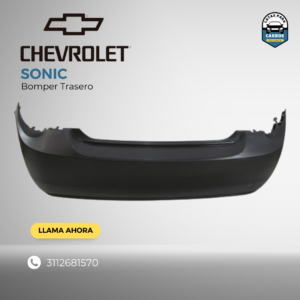 Bomper Trasero - Chevrolet Sonic - Latas Para Carros