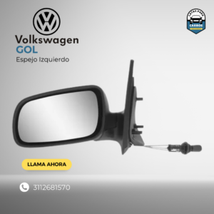 Espejo Izquierdo - Volkswagen Gol - Latas Para Carros