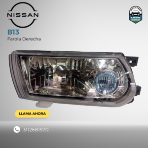 Farola Derecha - nissan b13 - latas para carros - bogotá - ibagué