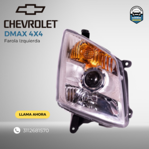 Farola Izquierda - Chevrolet Dmax 4x4 - Latas Para Carros