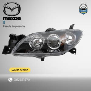 Farola Izquierda - Mazda 3 - Latas Para Carros