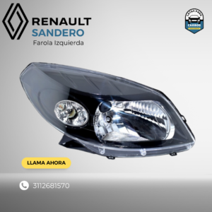 Farola Izquierda - Renault Sandero - Latas Para Carros