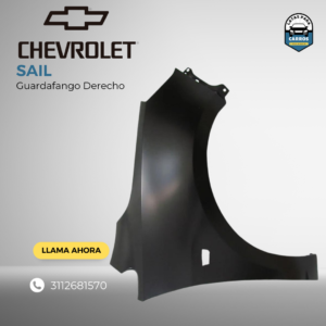 Guardafango Derecho - Chevrolet Sail - Latas Para Carros