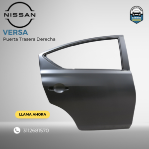 Puerta Trasera Derecha - Nissan Versa - Latas Para Carro