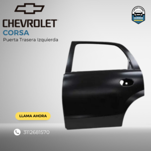 Puerta Trasera Izquierda - Chevrolet Corsa - Latas Para Carro