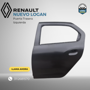 Puerta Trasera Izquierda - Renault Nuevo Logan - Latas Para Carro