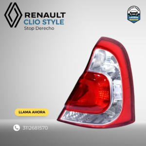 Stop Derecho - Renault Clio Style - Latas Para Carros