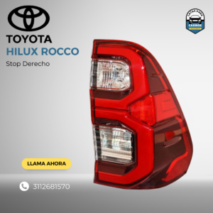 Stop Derecho - Toyota Hilux Rocco - Latas Para Carros