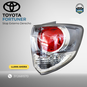 Stop Externo Derecho - Toyota Fortuner - Latas Para Carros