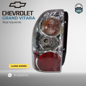 Stop Izquierdo - Chevrolet Grand Vitara - Latas Para Carros