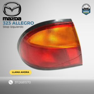 Stop Izquierdo - Mazda 323 Allegro - Latas Para Carros - Barrio 7 de Agosto