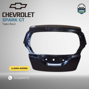 Tapa Baúl - Chevrolet Spark GT - Latas Para Carros