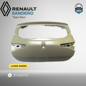 Tapa Baúl - Renault Sandero - Latas Para Carros