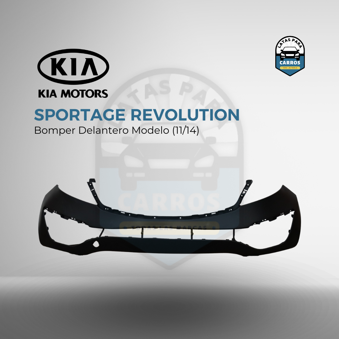 Bomper - Delantero - Kia - Sportage - Revolution - 2011 - 2014 - Nuevo - Taiwán - Latas Para Carros