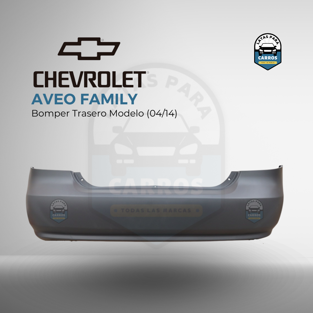 Bomper - Trasero - Aveo - Family - 2010 - 2014 - Nuevo - Taiwán - Latas Para Carros