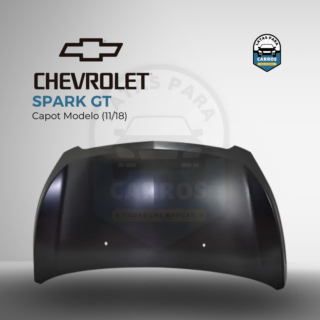 Capot - Chevrolet - Spark GT - 2011- 2018 - Nuevo - Taiwán - Latas Para Carros