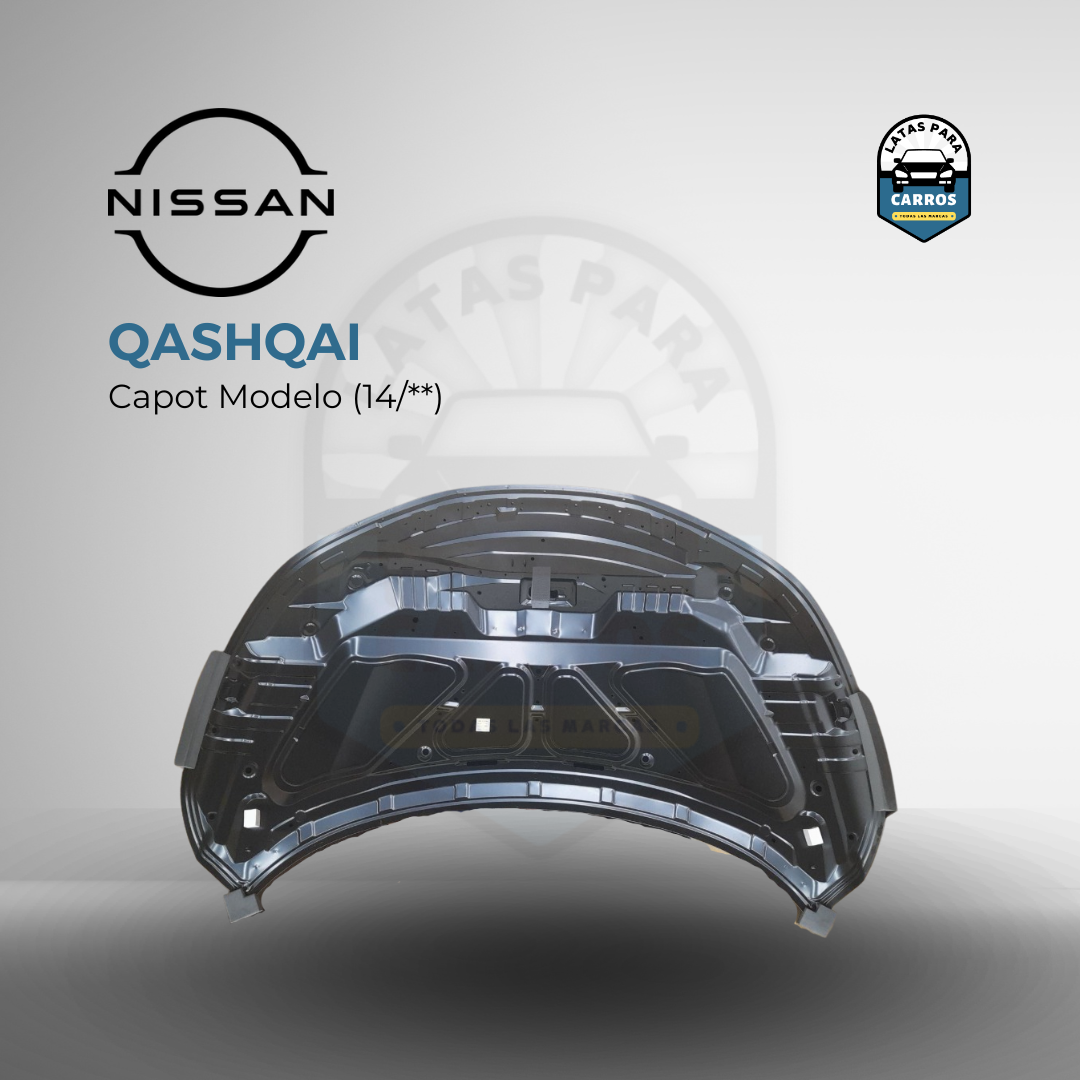 Capot - Nissan - Qashqai - Atras - Nuevo - Taiwán - Latas Para Carros.