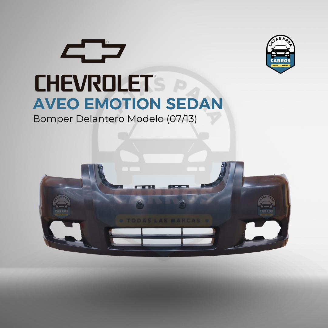 Bomper - Delantero - Chevrolet - Aveo - Emotion - Sedan - Nuevo - Taiwán - Latas Para Carros