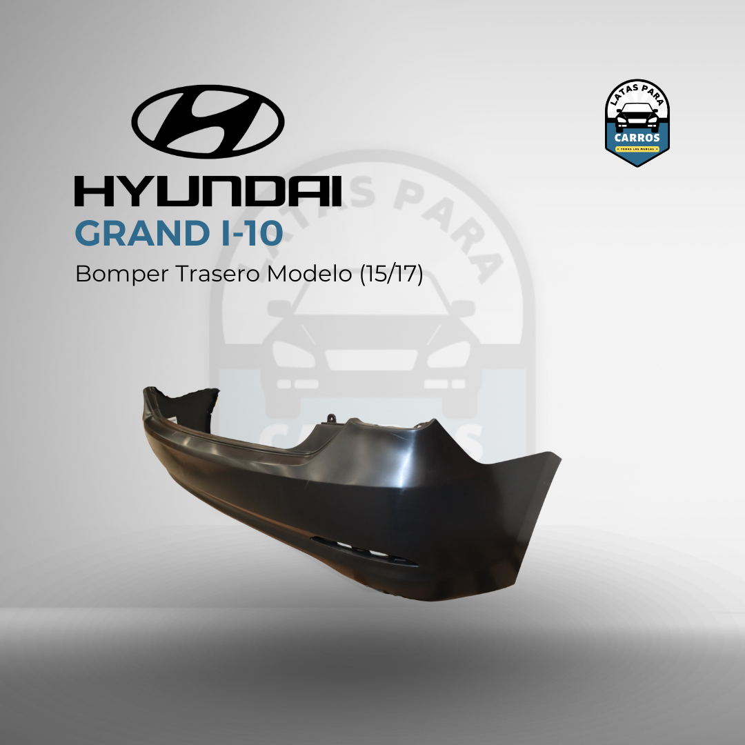Bomper - Trasero - Hyundai - Grand i10 - 2015 - 2017 - Nuevo - Taiwán - Latas Para Carros -