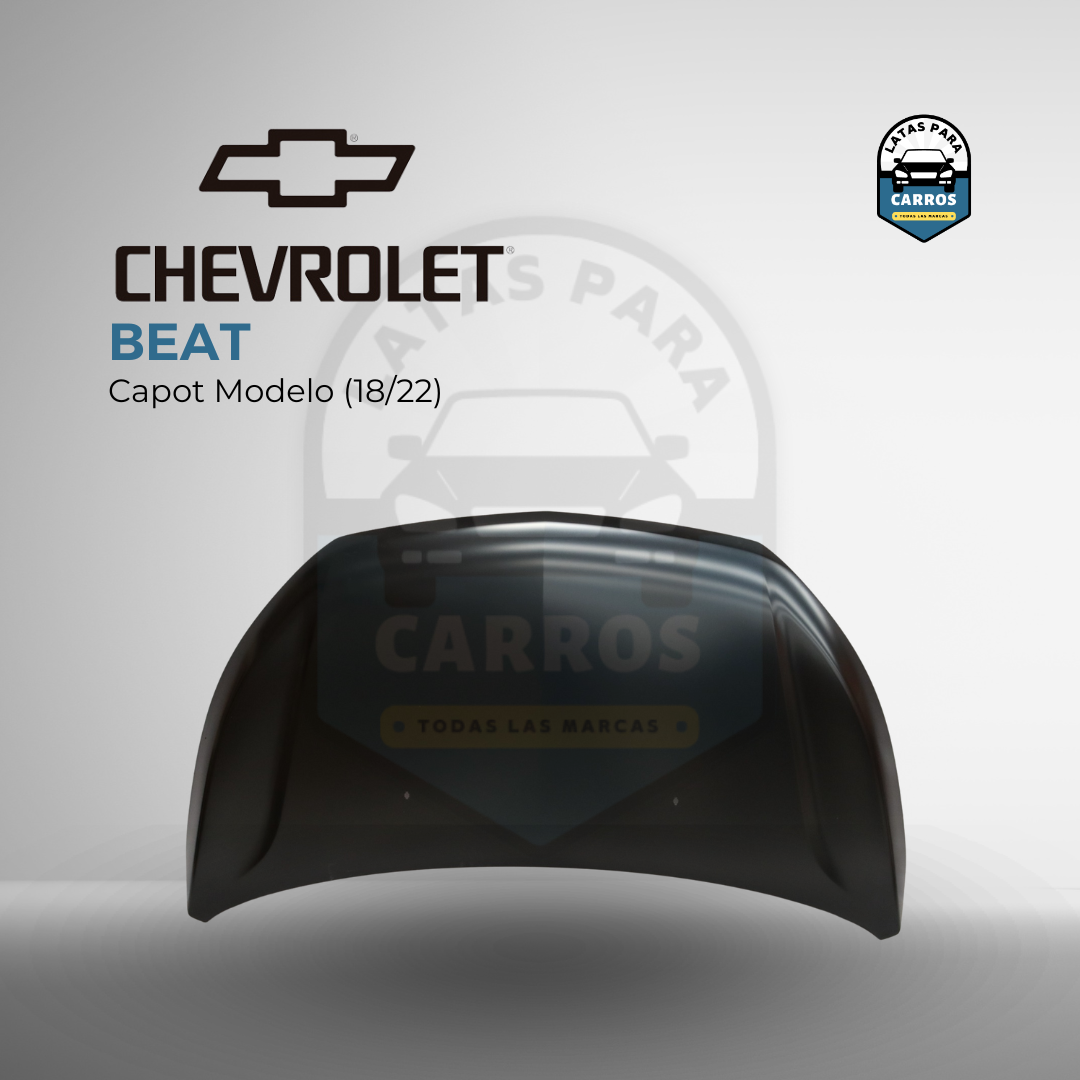 Chevrolet - Beat - Capot- 2018 - 2022 - Nuevo - Taiwán - Latas Para Carros